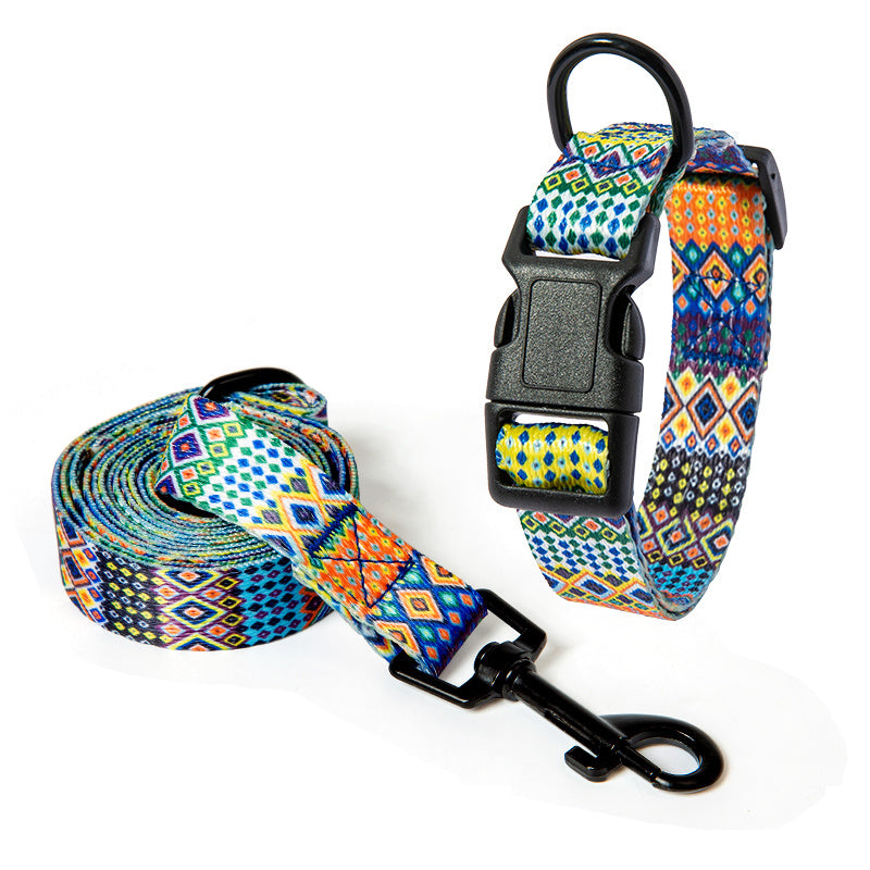 Comfort Fit Dog Collar & Leash Set – Stylish & Secure