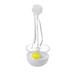 Self-Congratulating Funny Stick Tumbler Cat Toy – Interactive Wobble Ball with Feather,