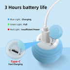 Smart Sensing Interactive Cat Ball Toy – USB Rechargeable, LED Lights