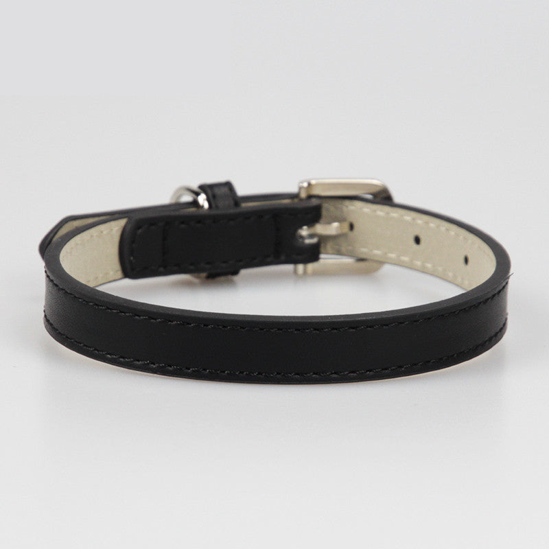 Leather Teddy Collar for Small & Medium Dogs – Soft, Stylish, Secure
