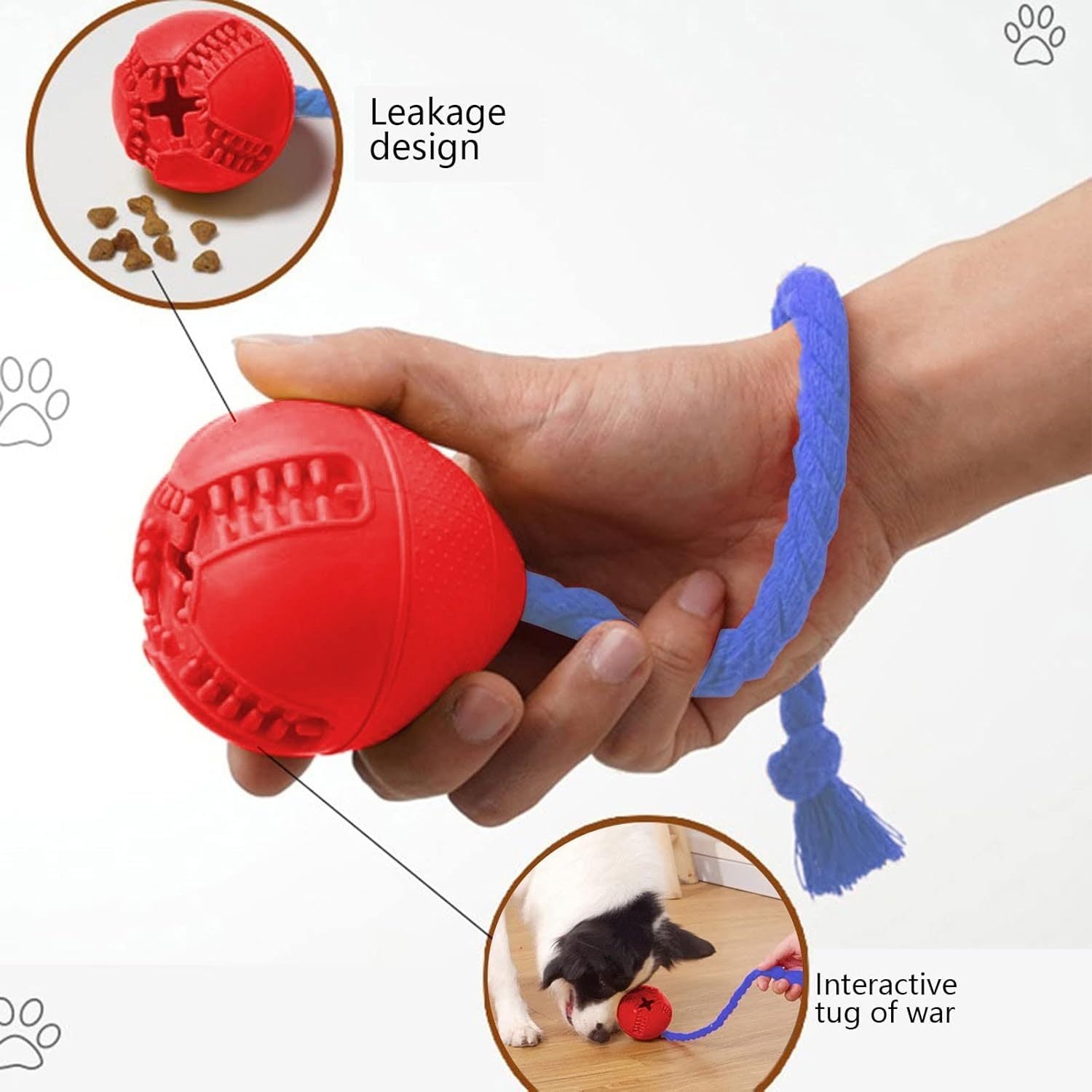 Puzzle Rope Snack & Play Toy – Interactive Feeding for Active Dogs