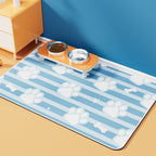 Quick-Dry Diatom Floor Mat – Spill-Proof & Waterproof Pet Placemat