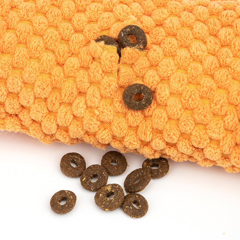 Interactive Snail Snuffle Toy for Dogs | Squeaky, Treat-Dispensing Plush Puzzle for Mental Stimulation