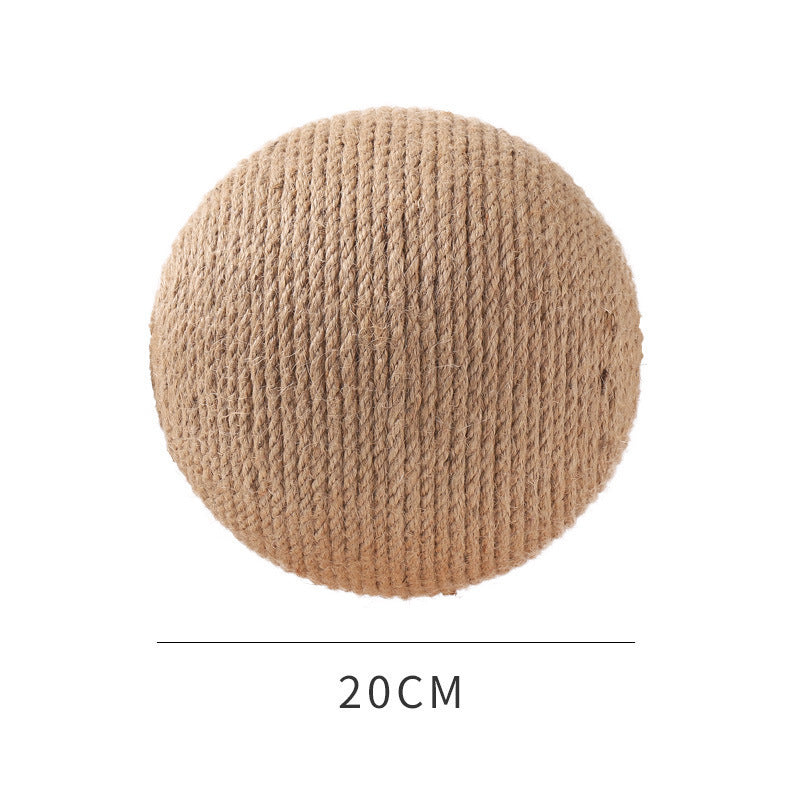 Professional Vertical Cat Toy Sisal Cat Catching Ball – Eco-Friendly Wooden Frame