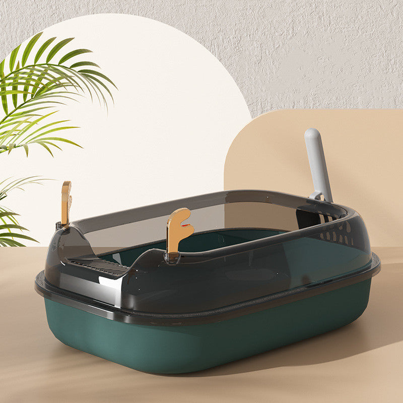 Removable Cat Litter Basin – Easy Clean, Anti‐Splash Design