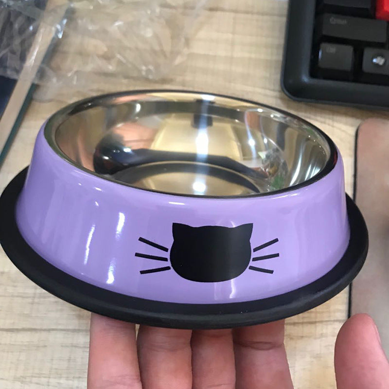Classic Stainless Steel Pet Bowl – Durable, Odor-Free & Healthy