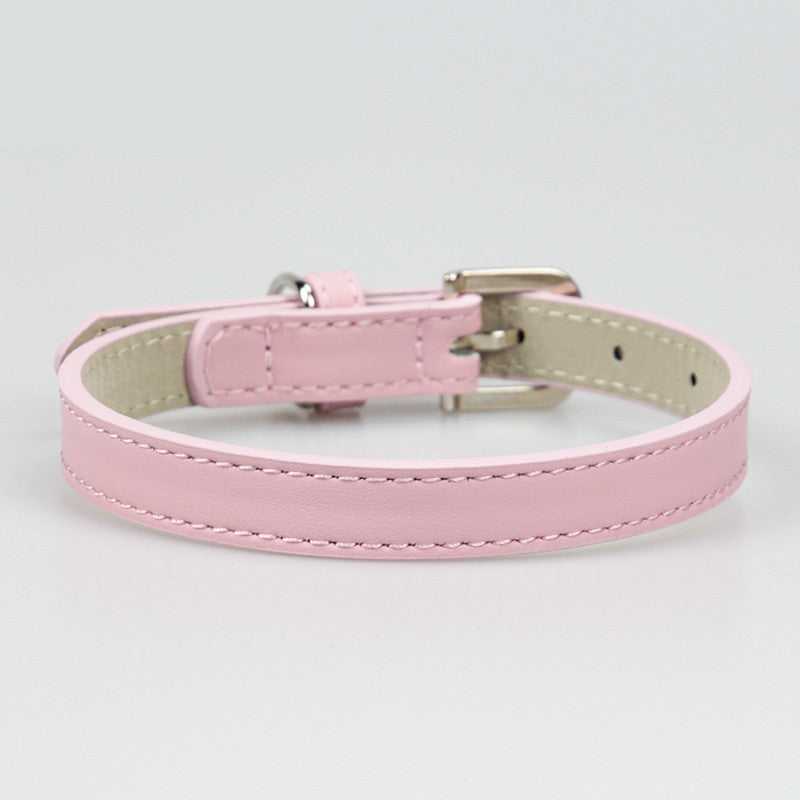 Leather Teddy Collar for Small & Medium Dogs – Soft, Stylish, Secure