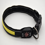 Two-Tone Reflective Mesh Collar – Waterproof Night Safety for Dogs